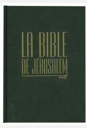 Bible de Jérusalem compacte reliée verte