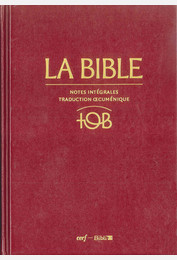 La Bible TOB - Notes intégrales