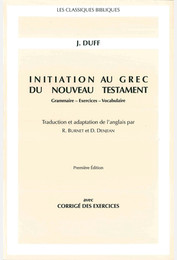 Initiation au grec du Nouveau Testament